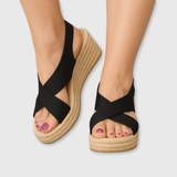 Elaine - Elegant Espadrille-Sandals
