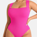 Square Neck Sleeveless Bodysuits