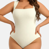 Square Neck Sleeveless Bodysuits