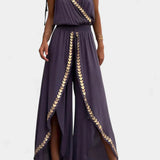 Lorena - Dress Mono with Golden Details