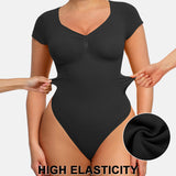 V Neck Tummy Control Seamless Shapewear