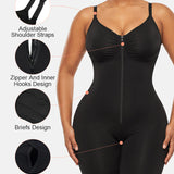 Ultra-Stretch Zip-Up Bodysuit — Sculpting Support & All-Day Comfort