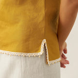 100% Linen Beaded Hem Camisole Bree