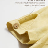 100% Linen Eyelet Short Sleeve Pullover Top ADA