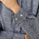 100% Linen Relaxed Drop Shoulder Pocket Shirt ASTER