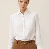 100% Linen Classic Shirt Top SAVANNAH