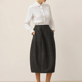 100% Linen Classic Shirt Top SAVANNAH