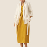 100% Linen Kimono Belted Blazer BRIA