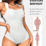 Square Neck Sleeveless Bodysuits