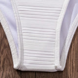 Sandra - High Support Crossed Top, High Waist Bikini