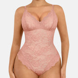 Lace Shapewear Thong Tummy Control Bodysuit