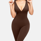 Sculpting Bodysuit Deep V-Neck Curves Support