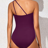 Maclair & Co. - One Shoulder One Piece Swimsuit for Women Tummy Control Bathing Suits