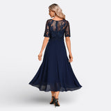 Madison - Lace Dress with Short Sleeves