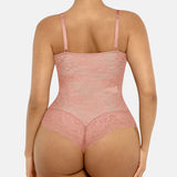 Lace Shapewear Thong Tummy Control Bodysuit