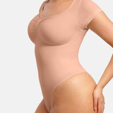 V Neck Tummy Control Seamless Shapewear