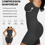 Strapless Tummy Control Seamless Bodysuit with Removable Straps