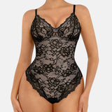 Lace Shapewear Thong Tummy Control Bodysuit