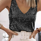 KAITLYN™ - Sleeveless Glitter Top for Party & Summer Date Night Wear