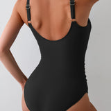 Maclair & Co. - Women's One Piece Swimsuit Tummy Control Slimming Bathing Suit Cutout Tie Knot Swimwear