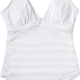 Maclair & Co. - Women Sexy Mesh Tummy Control Swimsuit Push Up High Waisted Bathing Suit