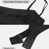 Seamless Bandeau Shaping Bodysuit with Removable Straps