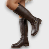 Elsira - Low-heel riding-style boots