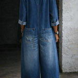 Helena - Long Sleeve Jumpsuit with Exposed Shoulders