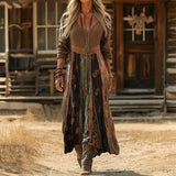 Christine - Casual Long Sleeve Dress with Vintage Inspiration