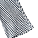 Linen Checked Long-Sleeved Top CAROLINE
