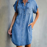 Mary - Button-Up Shirt Dress
