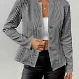 Naomi - Sculpted Button Jacket