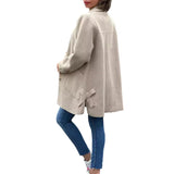 Corinne - Classic Button-Down Oversized Coat