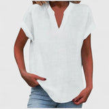 Xavinah - Comfortable V-Neck Blouse