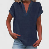 Xavinah - Comfortable V-Neck Blouse