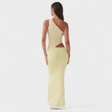 Seranella - Asymmetrical Maxi Dress