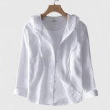 Demi - Elegant Hooded Blouse