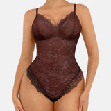 Lace Shapewear Thong Tummy Control Bodysuit