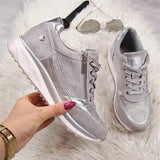 Ginette - Zip-Up Orthopedic Sneakers