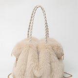 Bethany - Women Plush Velvet Shoulder Tote