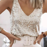 KAITLYN™ - Sleeveless Glitter Top for Party & Summer Date Night Wear