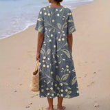 Eliana - Floral Embroidery Dress