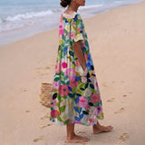Paula - Watercolor Floral Dress