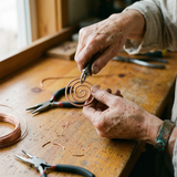 Whorl Copper Necklace