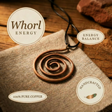 Whorl Copper Necklace