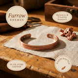 Furrow Copper Bracelet