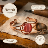 Hearth Pink Copper Bracelet